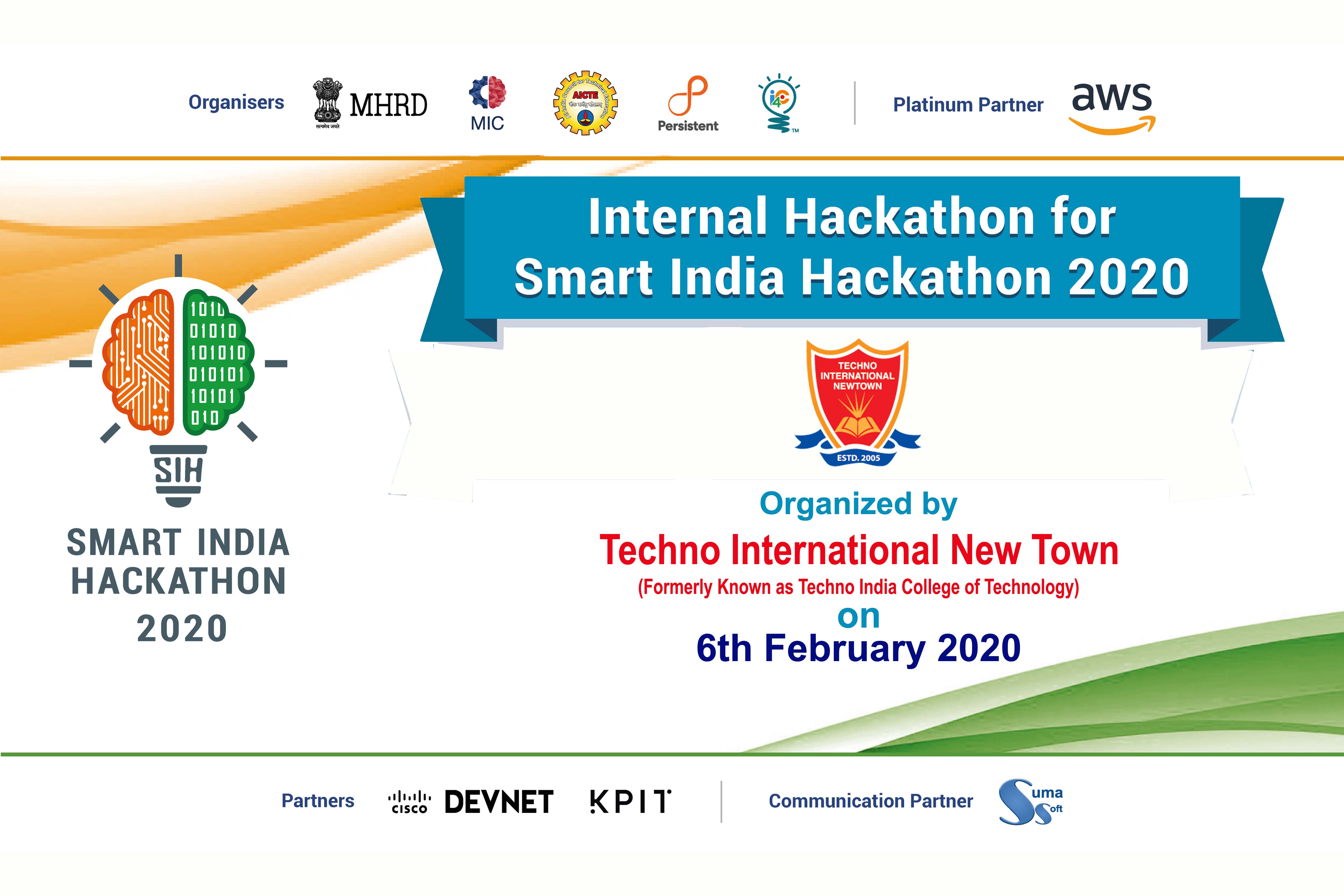 Internal Hackathon for Smart India Hackathon 2020