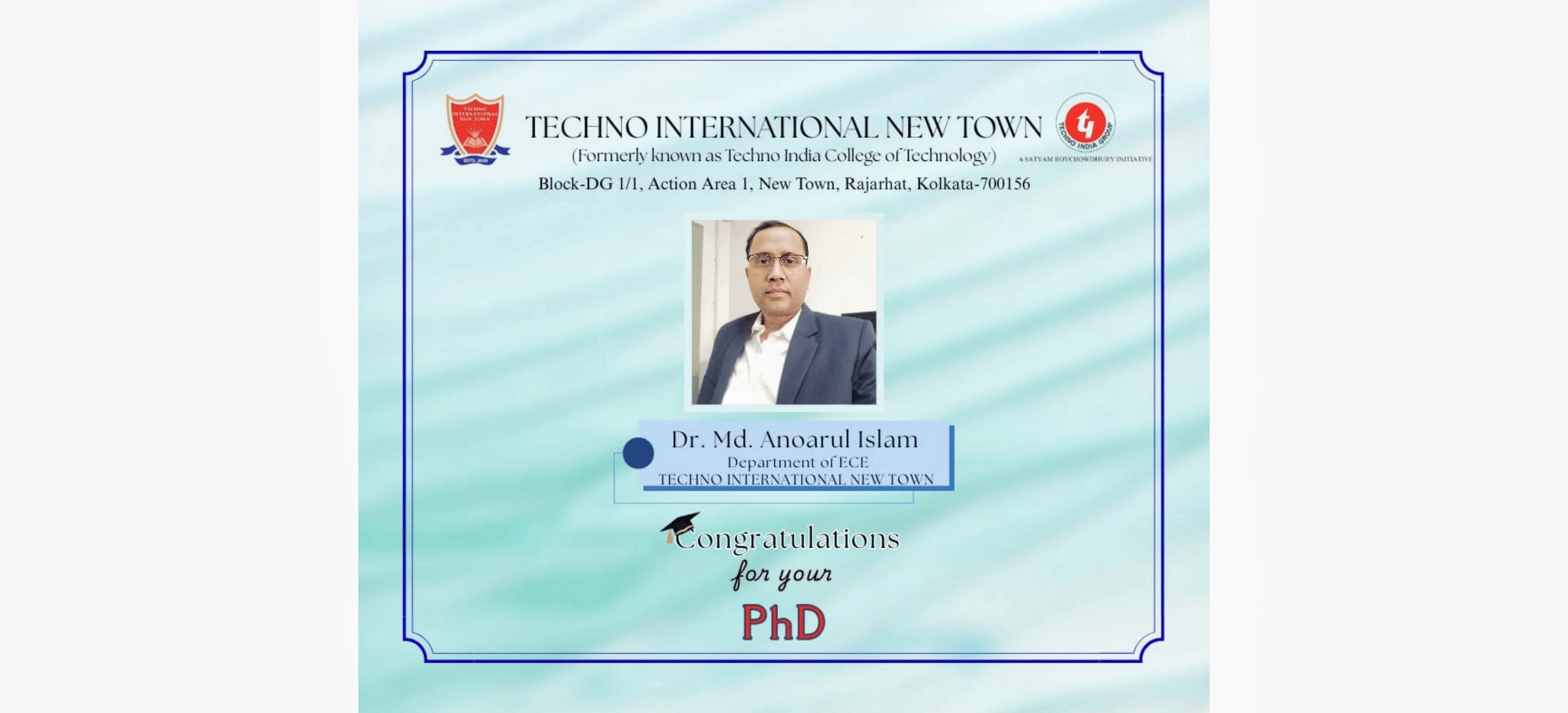 PHD - 2026 - Dr. Md. A I